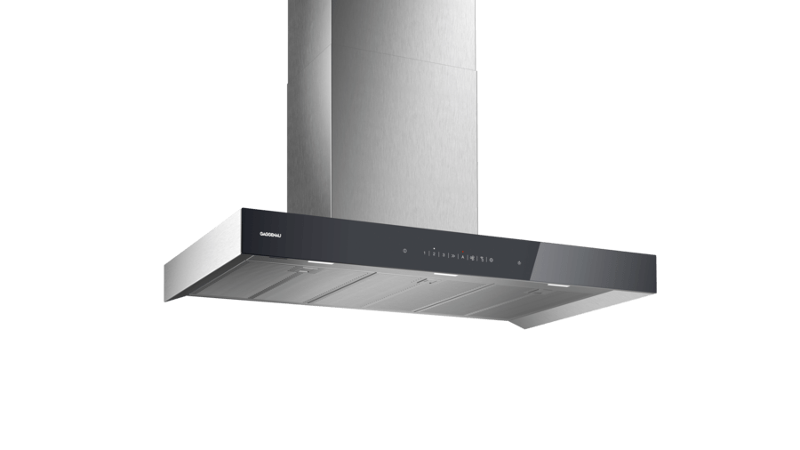 Wall-mounted hood 200 series Stainless steel with glass control panel Gaggenau Anthracite Width 90 cm AW240191 image